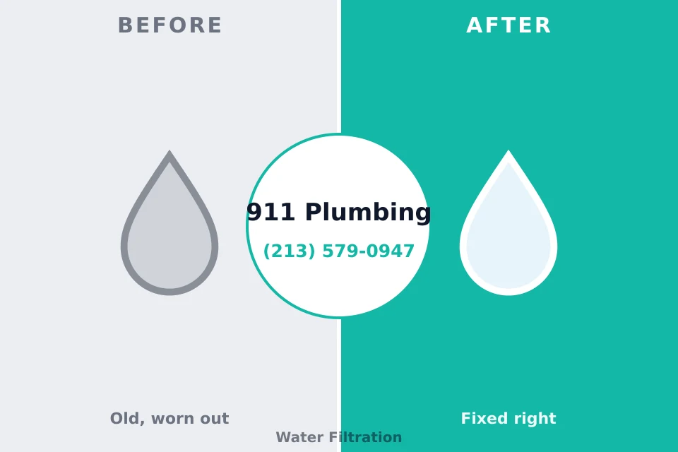 Before and after: plumbing repair Guntersville, AL